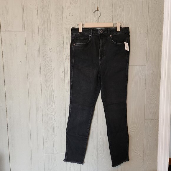 We The Free Denim - Free People We the Free Raw High-Rise Jegging, Washed Black, 31 NWT